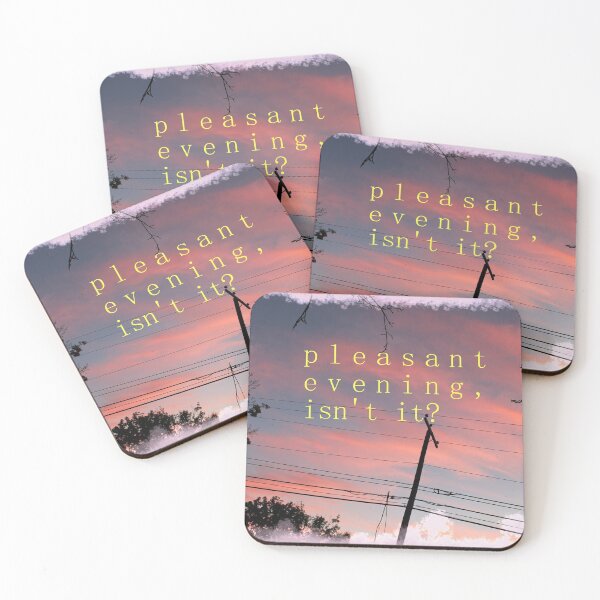 Item preview, pleasant evening, isn't it? designed and sold by doodleblood.