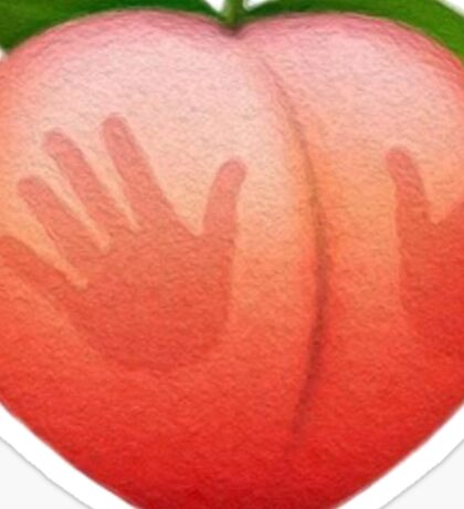 peach emoji plush
