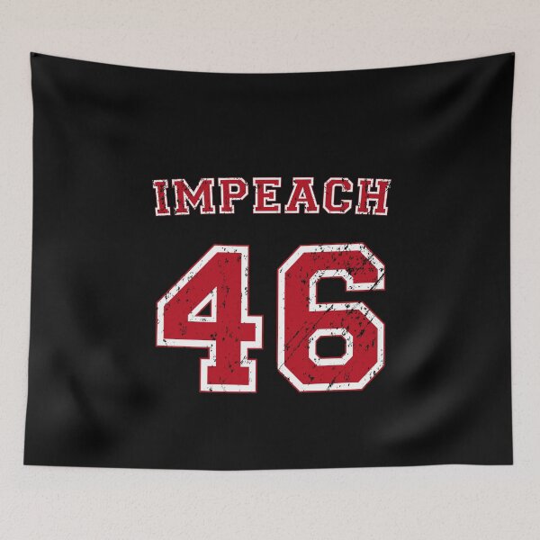 Item preview, Impeach 46 Joe Biden Republican Conservative Anti-Biden designed and sold by Gold Chicken.
