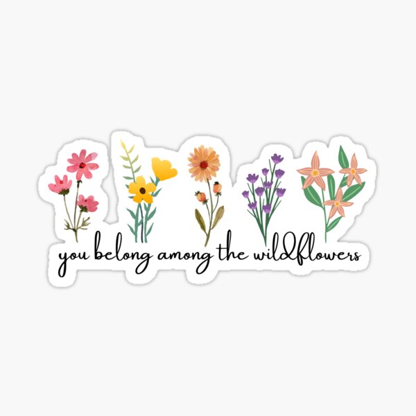 Wildflower stickers II: Let the beauty of nature bloom in your