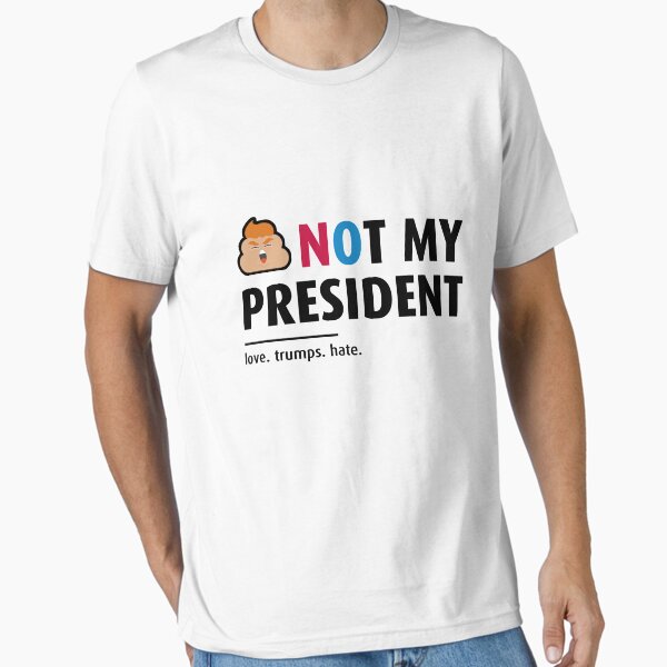 Item preview, Trump Not My President (Love Trumps Hate) designed and sold by funfundev.