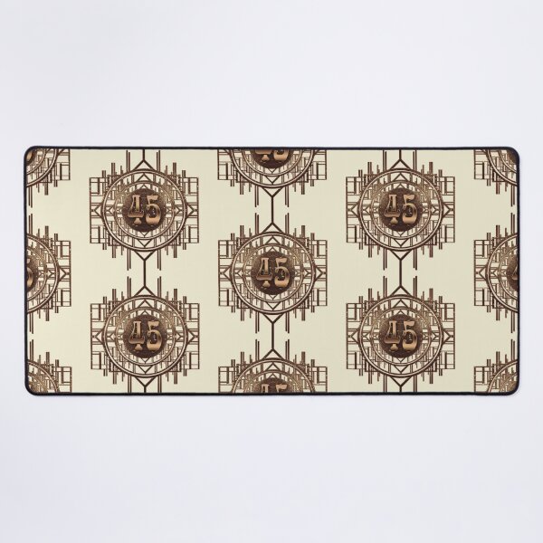 Item preview, Art deco retro design with vintage art nouveau number 45 designed and sold by Xarah.