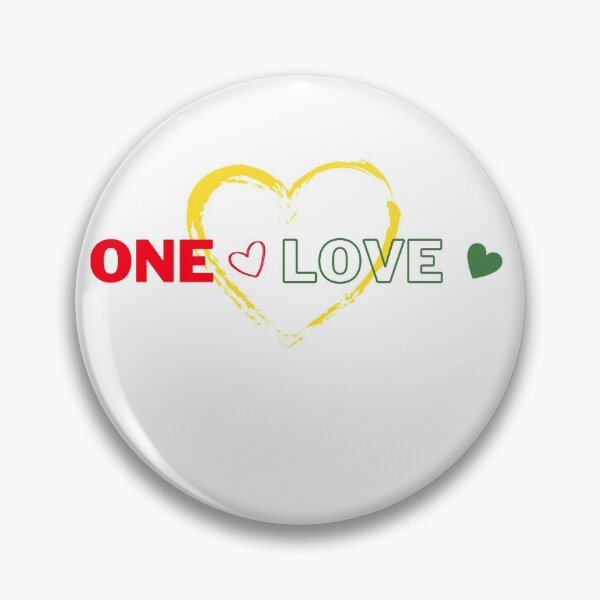 Item preview, One Love Design with Hearts T-Shirt designed and sold by irieShop.
