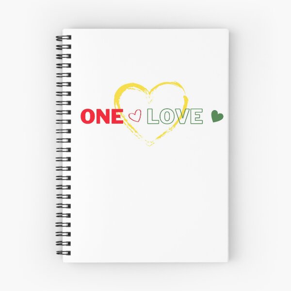 Item preview, One Love Design with Hearts T-Shirt designed and sold by irieShop.