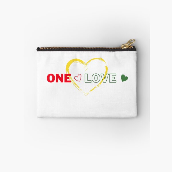Item preview, One Love Design with Hearts T-Shirt designed and sold by irieShop.