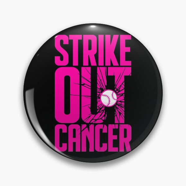 Item preview, Strike Out Breast Cancer Baseball Softball Shattered Text designed and sold by GrandeDuc.