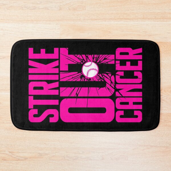 Item preview, Strike Out Breast Cancer Baseball Softball Shattered Text designed and sold by GrandeDuc.
