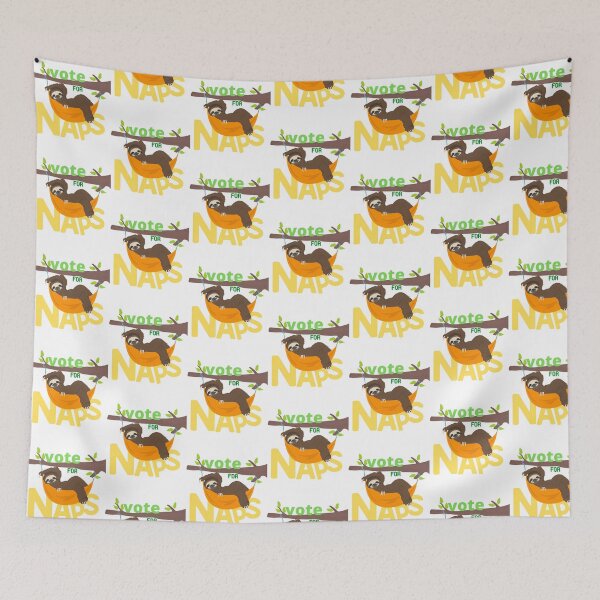 Item preview,  Vote For Naps, Funny SLoth Vote For Naps, I'm with The Naps designed and sold by GulQari.