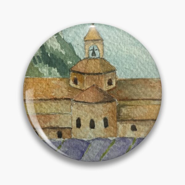 Item preview, Watercolor abbey of Senanque designed and sold by Vanessaart.