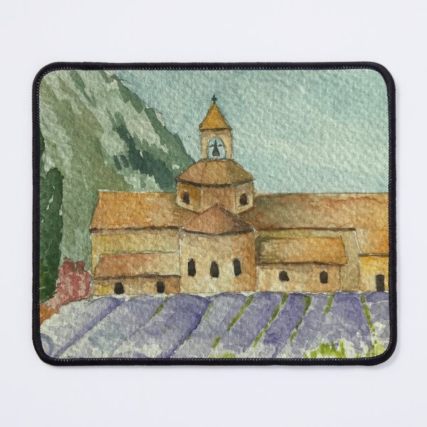 Item preview, Watercolor abbey of Senanque designed and sold by Vanessaart.