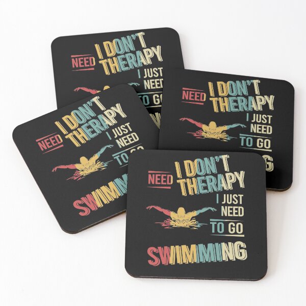 Item preview, I dont need therapy i just need go Swimming vintage designed and sold by NgocLanDesign.