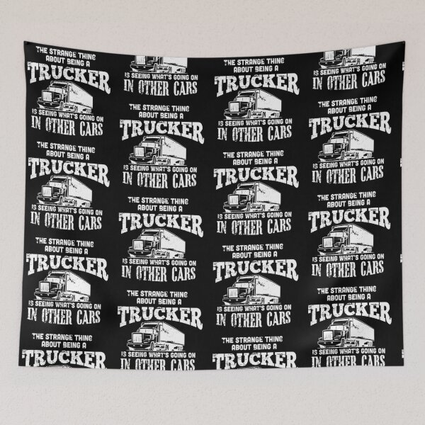 Item preview, Trucker: seeing whats going on in other class! designed and sold by nektarinchen.