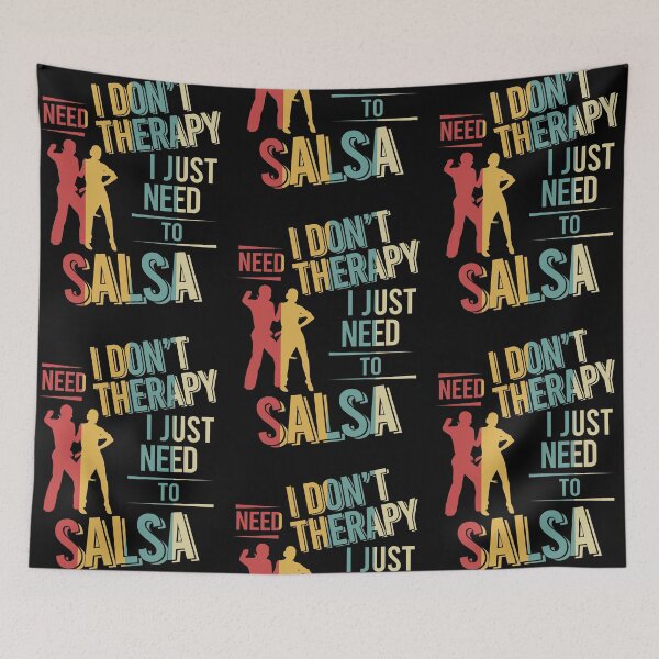 Item preview, I dont need therapy i just need to dance salsa vintage designed and sold by NgocLanDesign.