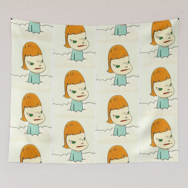 Item preview, Yoshitomo Nara In the Cloud Poster - Yoshitomo Nara In the Cloud Sticker designed and sold by odincap.