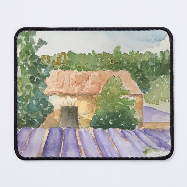 Item preview, Watercolor "Provencal house" designed and sold by Vanessaart.