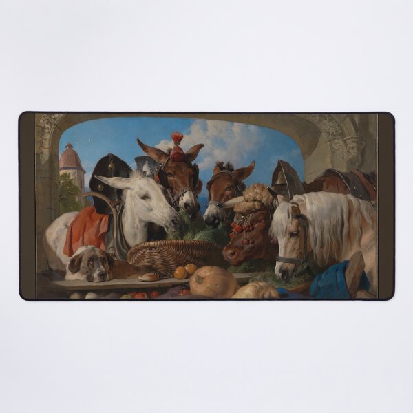 Item preview, A Group of Animals - Geneva by David Roberts (commission by Sir Edwin Henry Landseer) designed and sold by Amanda1775.