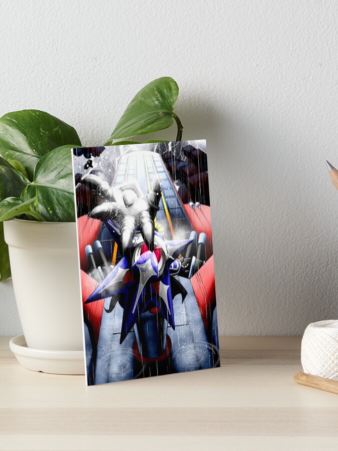 neo metal sonic art Art Board Print for Sale by danielroy4