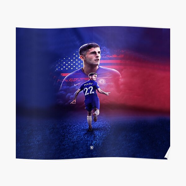 2022 Christian Pulisic Jersey Poster for Sale by Calvin Cuts