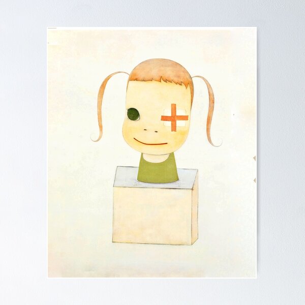 Item preview, Yoshitomo Nara sorry couldn't draw the left eye Poster designed and sold by odincap.