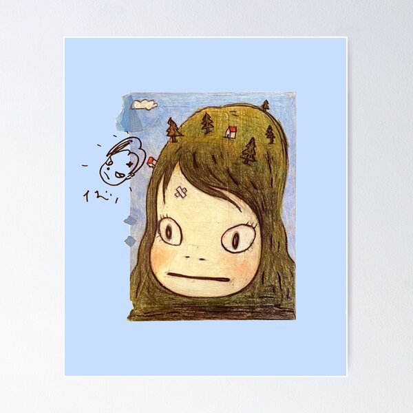 Item preview, Yoshitomo Nara Girl Tree Poster designed and sold by odincap.