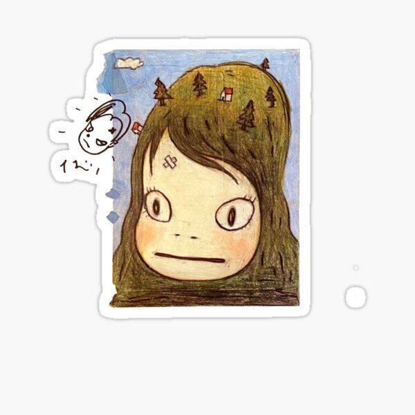 Yoshitomo nara 奈良美智 Sticker for Sale by Louligio10