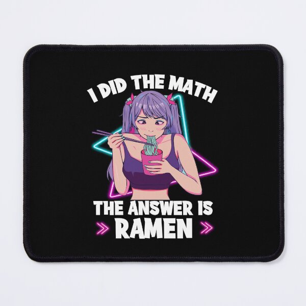Item preview, Anime Girl Eating Ramen designed and sold by ZavageDesigns.