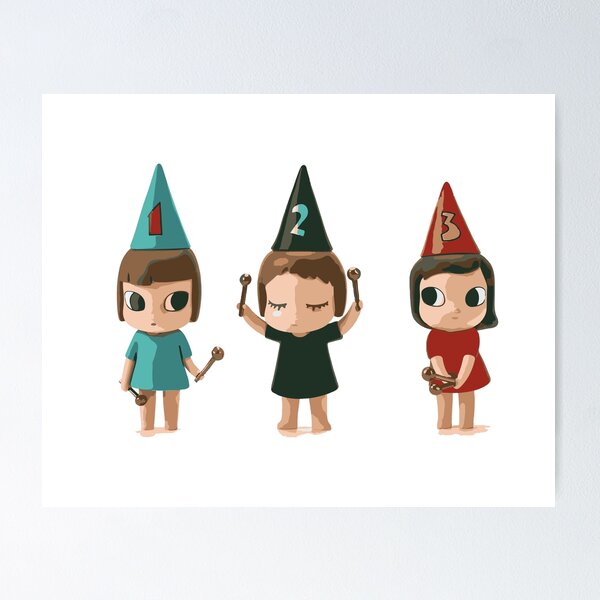 Item preview, Yoshitomo Nara 123 Drumming Girl Poster designed and sold by odincap.