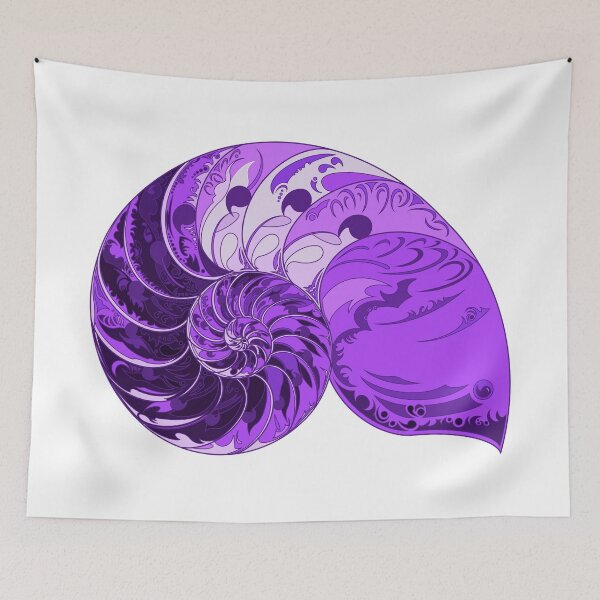 Item preview, Pop Art Tears of the Indigo Nautilus - Geometric Art - Septcho21 designed and sold by Amanda Lucas.
