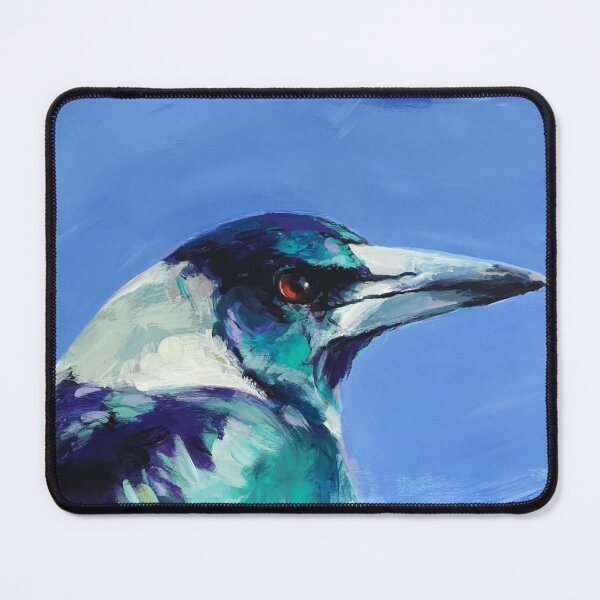 Item preview, One of the Locals - acrylic magpie painting. designed and sold by Cat Leonard.