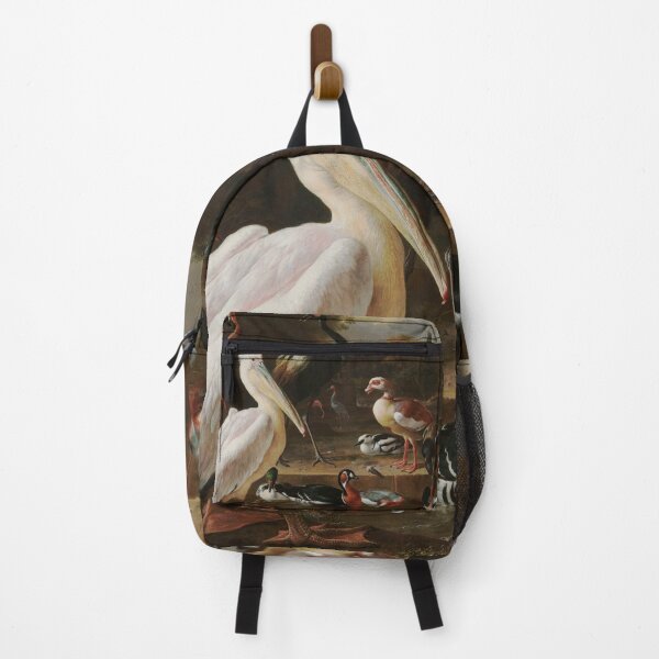 Item preview, A pelican and other birds, large white bird, melchior de hondecoeter designed and sold by Mauswohn.