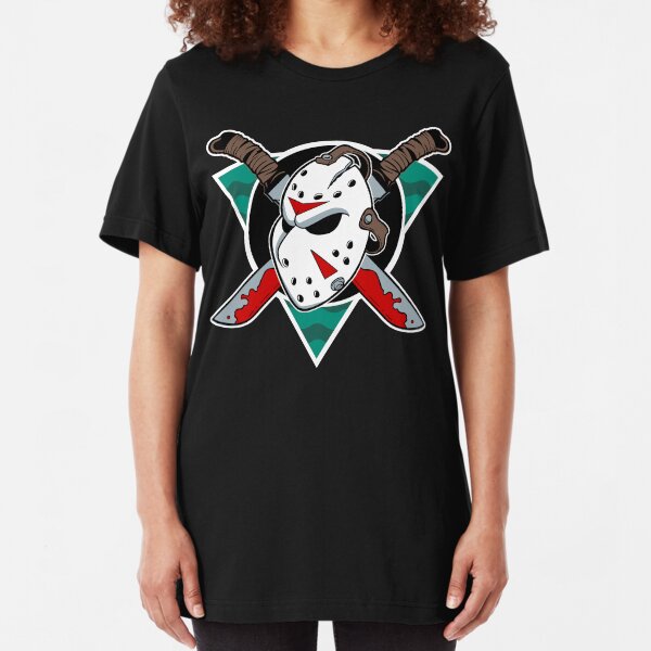 Crystal Lake Ice Hockey Slim Fit T-Shirt