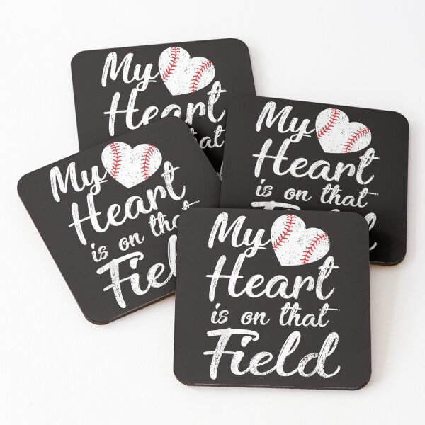 Item preview, My Heart is on That Field Tee Baseball Softball Mom Gifts . designed and sold by HaydenLee162397.