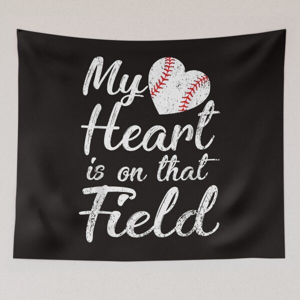 Item preview, My Heart is on That Field Tee Baseball Softball Mom Gifts . designed and sold by HaydenLee162397.