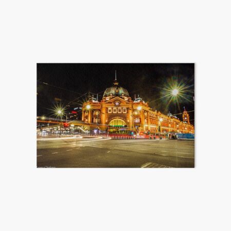 Artikel-Vorschau von Bahnhof Nacht Flinders Street, designt und verkauft von JoonoChakma.