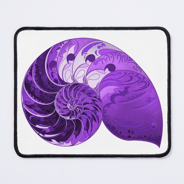 Item preview, Shaded Tears of the Indigo Nautilus - Geometric Art - Septcho21 designed and sold by Amanda Lucas.