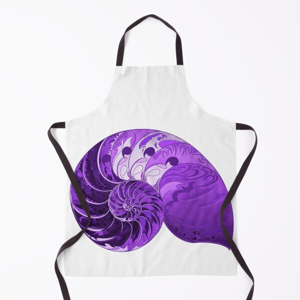 Item preview, Shaded Tears of the Indigo Nautilus - Geometric Art - Septcho21 designed and sold by Amanda Lucas.