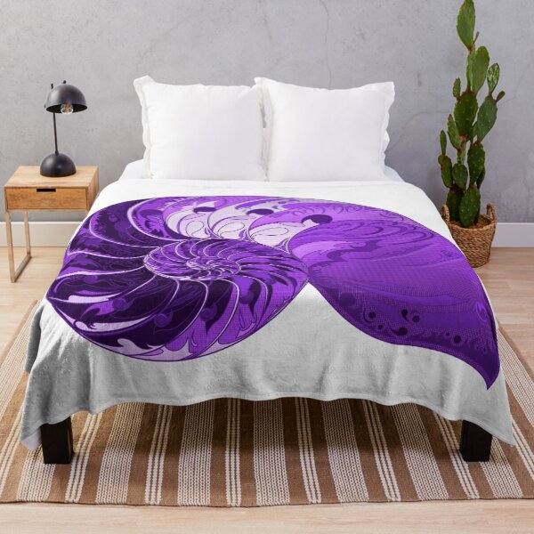 Item preview, Shaded Tears of the Indigo Nautilus - Geometric Art - Septcho21 designed and sold by Amanda Lucas.