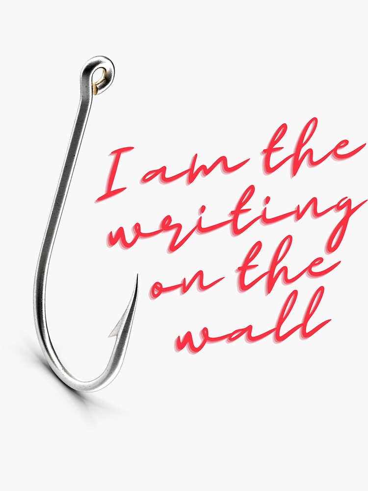 "Candyman Series I am the writing on the wall" Sticker for Sale by