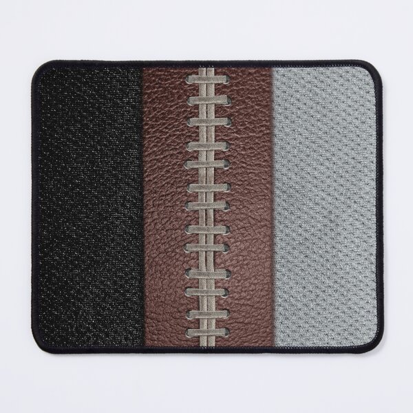 Item preview, Football Gray, Silver and Black Team Spirit Patch designed and sold by Michele Engling.