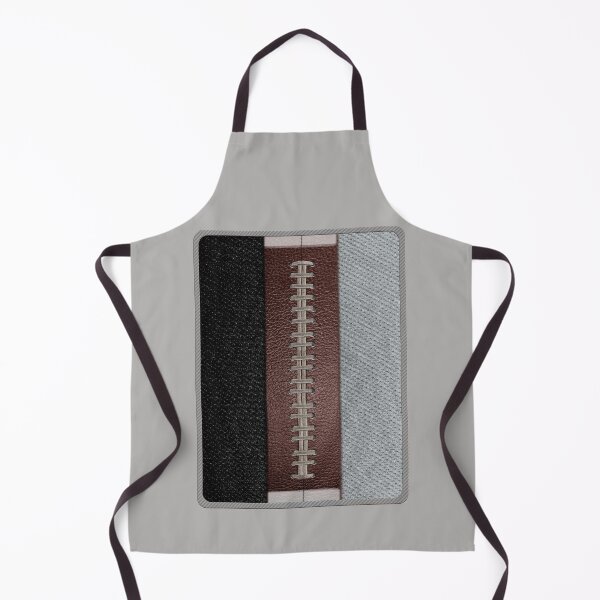 Item preview, Football Gray, Silver and Black Team Spirit Patch designed and sold by Michele Engling.