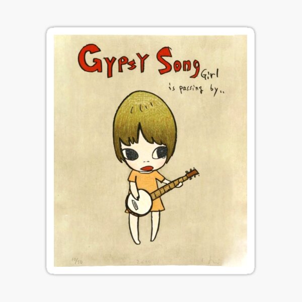 Item preview, Yoshitomo Nara Gypsy Song Tshirt - Yoshitomo Nara Gypsy Song Poster designed and sold by odincap.