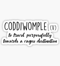 Travel - Coddiwomple Sticker