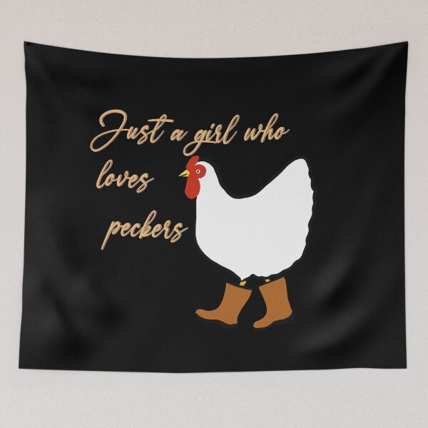 Item preview, Just a girl who loves tiny peckers designed and sold by Tanuja  Sharma.
