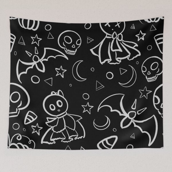 Item preview, Halloween Fun Pattern 2 White designed and sold by mythictawniowl.