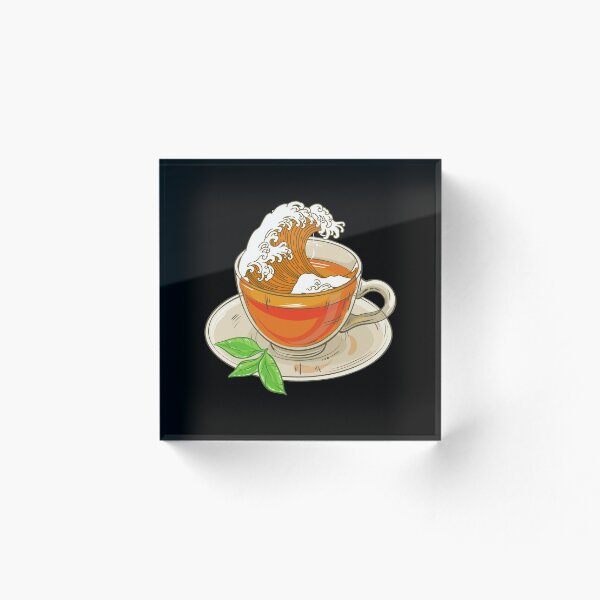 Item preview, La gran ola de té designed and sold by ZavageDesigns.