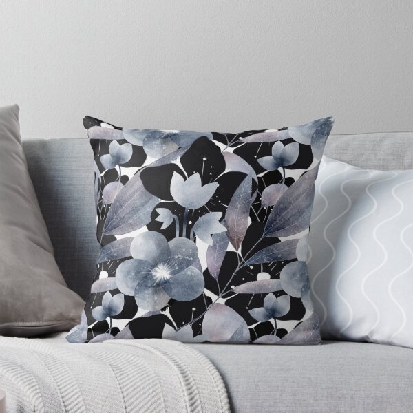 Item preview, flores azules de acuarela estética boho, diseño de textura de pintura de arte floral pastel, arte abstracto. Funda para iPhone y Samsung Galaxy designed and sold by RoManSmArt.