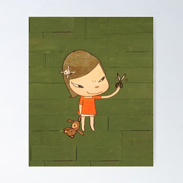 Item preview, Yoshitomo Nara Fanart Tshirt - Yoshitomo Nara Ashtray Song Poster designed and sold by odincap.
