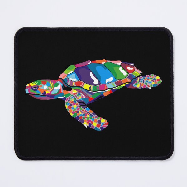 Item preview, Colorful Color Blocked Turtle designed and sold by SharniArt.