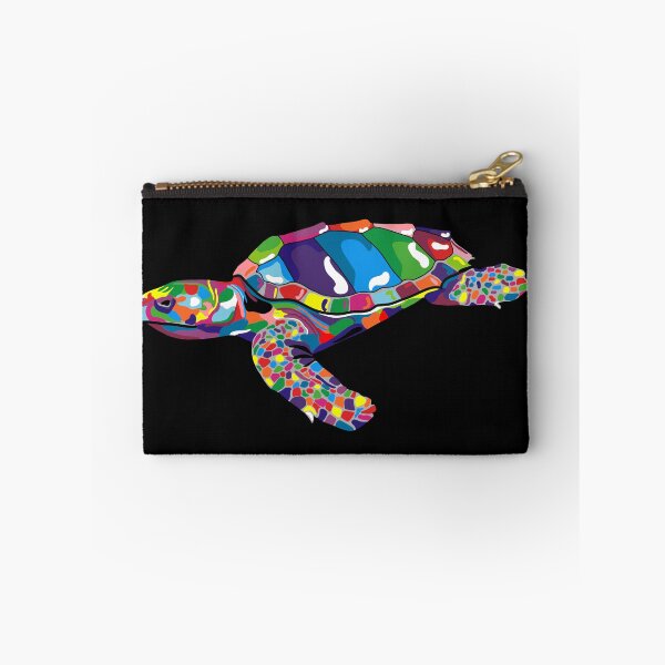 Item preview, Colorful Color Blocked Turtle designed and sold by SharniArt.