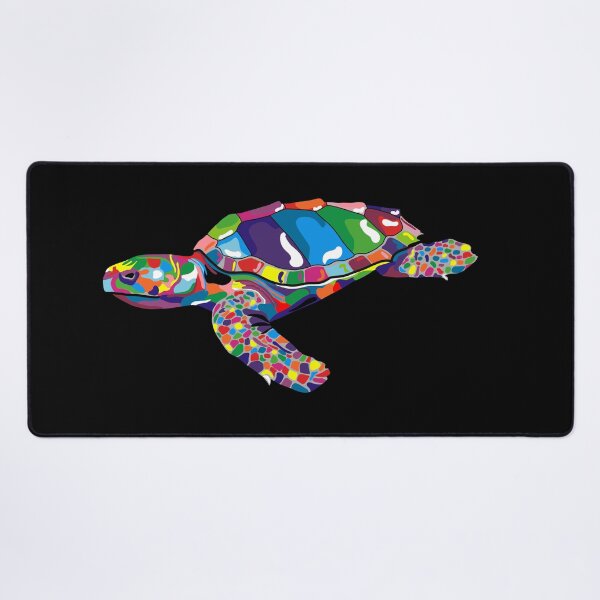 Item preview, Colorful Color Blocked Turtle designed and sold by SharniArt.